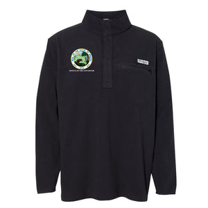 NEW Columbia Harborside Fleece 1/4 Zip Pullover - Office of The Governor Indiana State Seal
