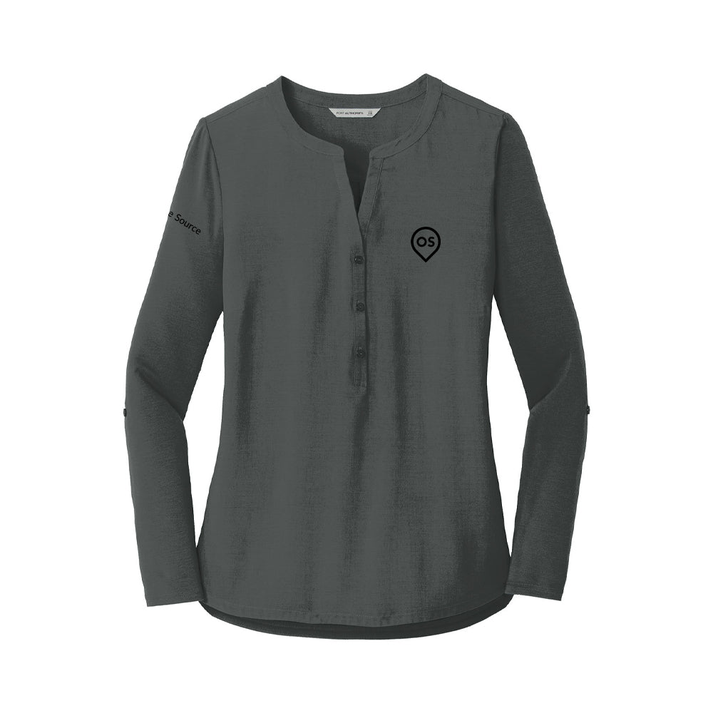 Port Authority Ladies Concept Henley Tunic - Outside Source