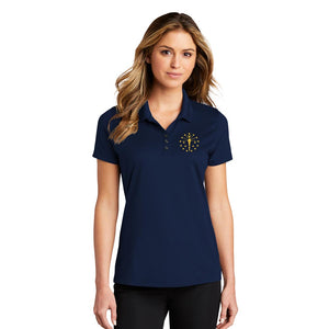 Ladies Eclipse Stretch Polo - Indiana Torch