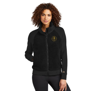 Ladies Luuma Sherpa Full-Zip - Indiana Torch