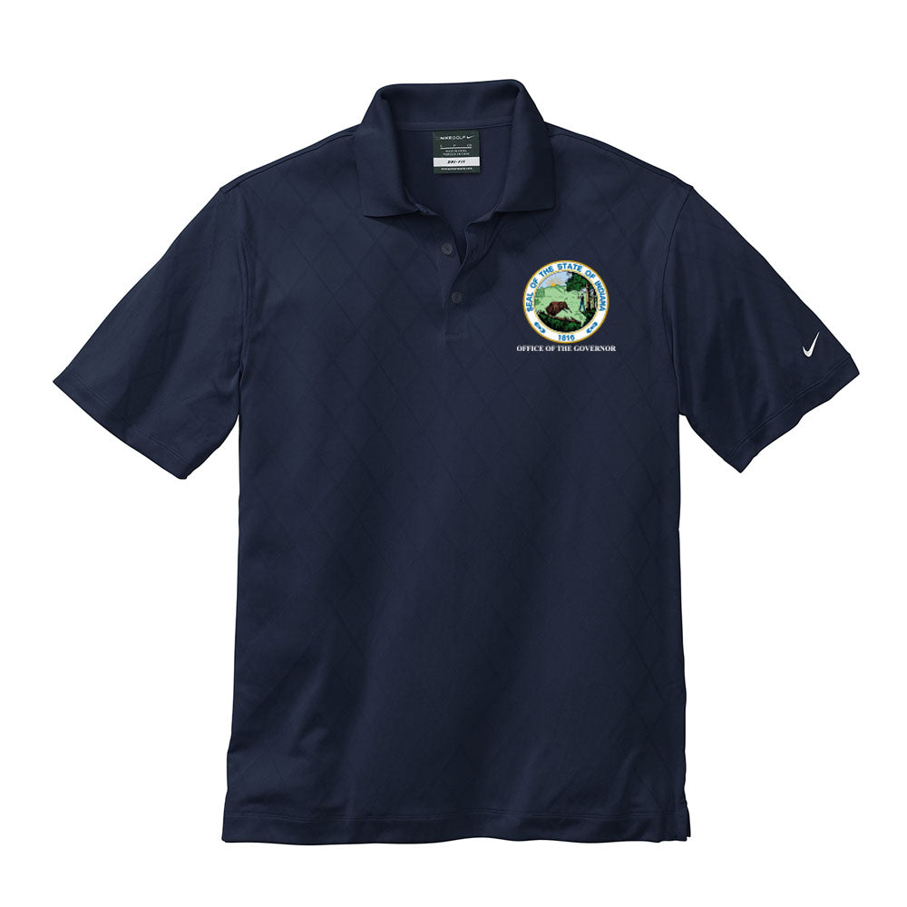 Nike Golf Dry-Fit Cross Over Polo -  - Office of The Governor Indiana State Seal